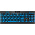 Blue Carbon Fiber Specialty Material K95 RGB PLATINUM Mechanical Gaming Keyboard Skin