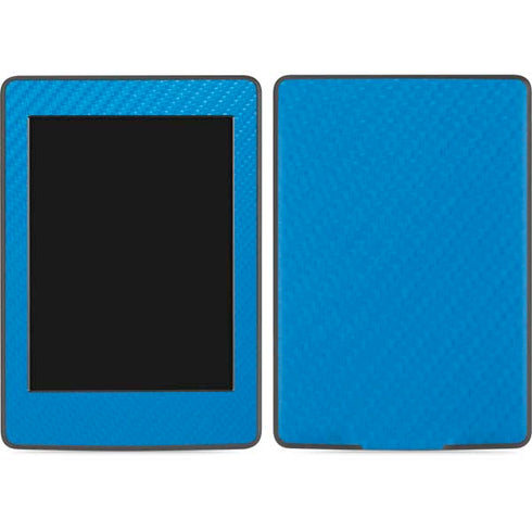 Blue Carbon Fiber Specialty Texture Material Amazon Kindle Skin