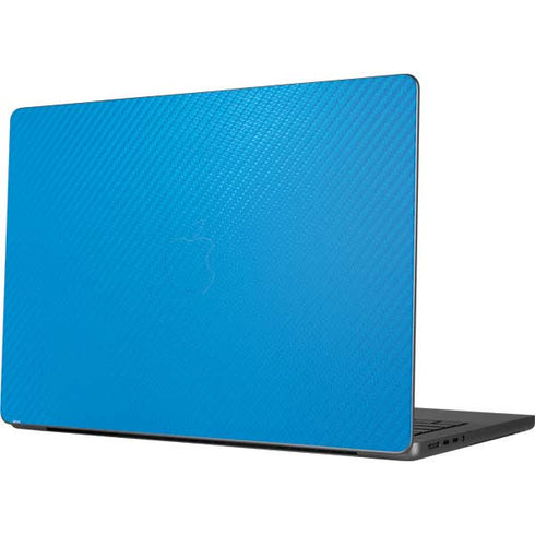 Blue Carbon Fiber Specialty Texture Material MacBook Pro 14in (2021-24) Skin