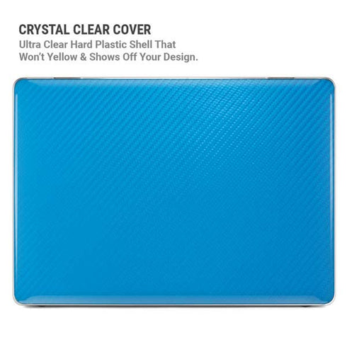 Blue Carbon Fiber Specialty Material MacBook Pro 16in (2019-20) Case plus Skin