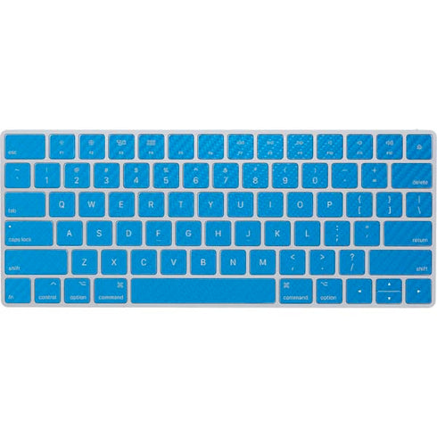 Blue Carbon Fiber Specialty Material Magic Keyboard Skin