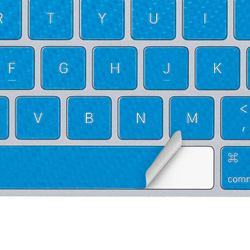 Blue Carbon Fiber Specialty Material Magic Keyboard Skin