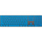 Blue Carbon Fiber Specialty Material Magic Keyboard with Numeric Keypad Skin