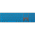 Blue Carbon Fiber Specialty Material Magic Keyboard with Numeric Keypad Skin