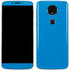 Blue Carbon Fiber Specialty Material Moto E5 Plus Skin