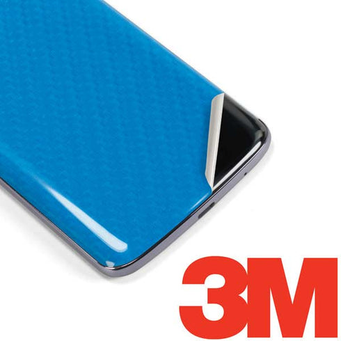 Blue Carbon Fiber Specialty Material Moto E5 Plus Skin