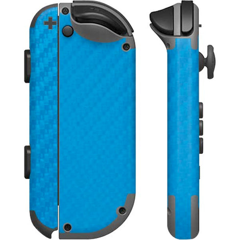 Blue Carbon Fiber Specialty Texture Material Nintendo Joy-Con (L/R) Controller Skin