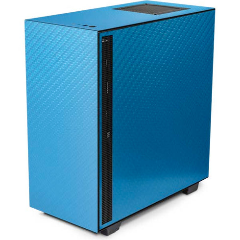 Blue Carbon Fiber Specialty Material NZXT H510 Compact ATX Mid-Tower Case Skin