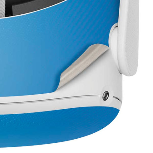 Blue Carbon Fiber Specialty Material Oculus Quest 2 Skin