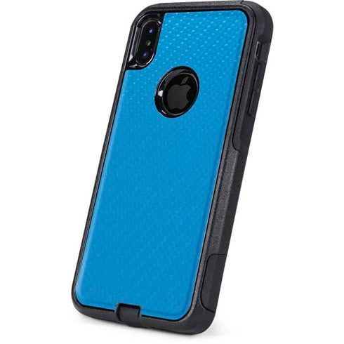 Blue Carbon Fiber Specialty Texture Material Otterbox Commuter iPhone Skin