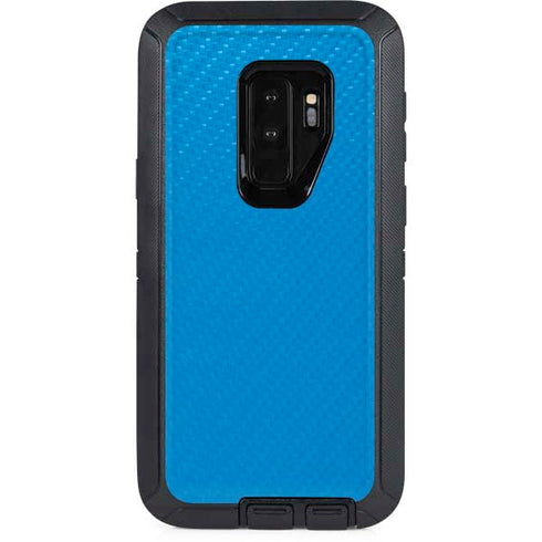 Blue Carbon Fiber Specialty Texture Material Otterbox Defender Galaxy Skin