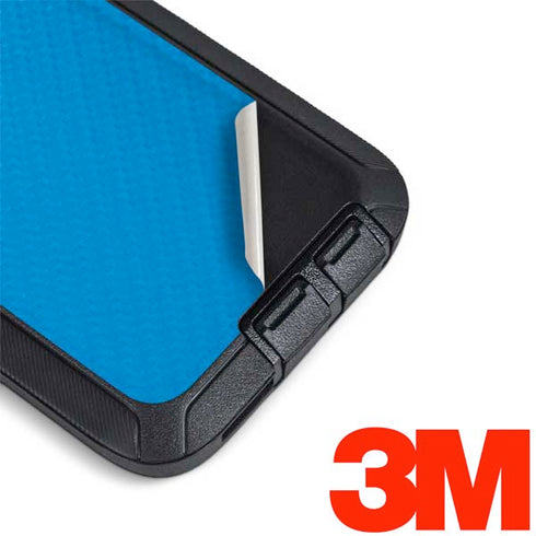 Blue Carbon Fiber Specialty Texture Material Otterbox Defender Galaxy Skin
