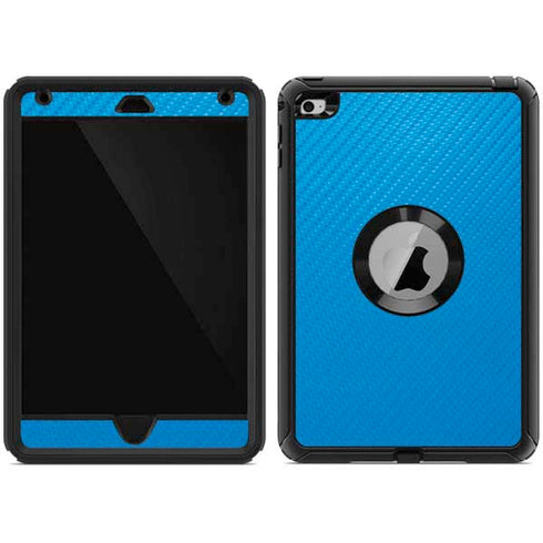 Blue Carbon Fiber Specialty Texture Material Otterbox Defender iPad Skin
