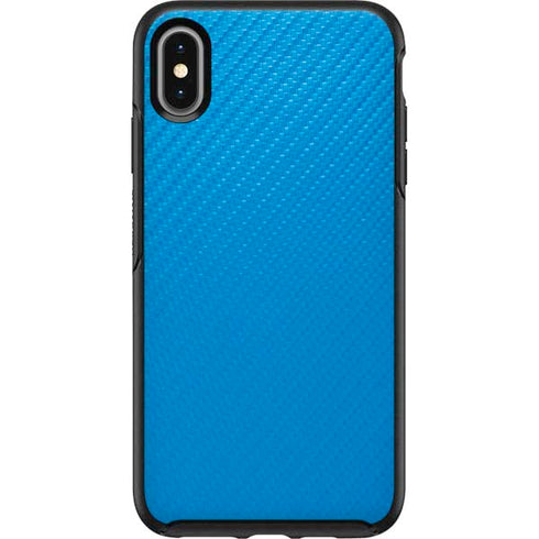 Blue Carbon Fiber Specialty Texture Material Otterbox Symmetry iPhone Skin