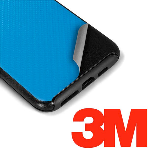 Blue Carbon Fiber Specialty Texture Material Otterbox Symmetry iPhone Skin