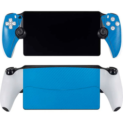 Blue Carbon Fiber Specialty Texture Material PlayStation Portal Remote Player Skin