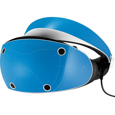 Blue Carbon Fiber Specialty Material PlayStation VR2 Skin