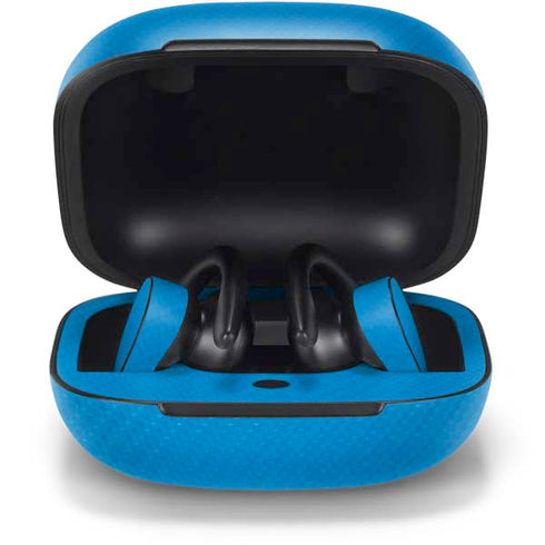 Blue Carbon Fiber Specialty Material PowerBeats Pro Skin