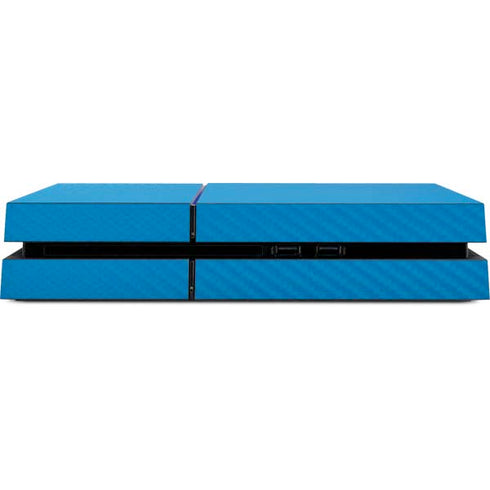 Blue Carbon Fiber Specialty Material PS4 Console Skin
