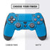 Blue Carbon Fiber Specialty Material PS4 Controller Skin