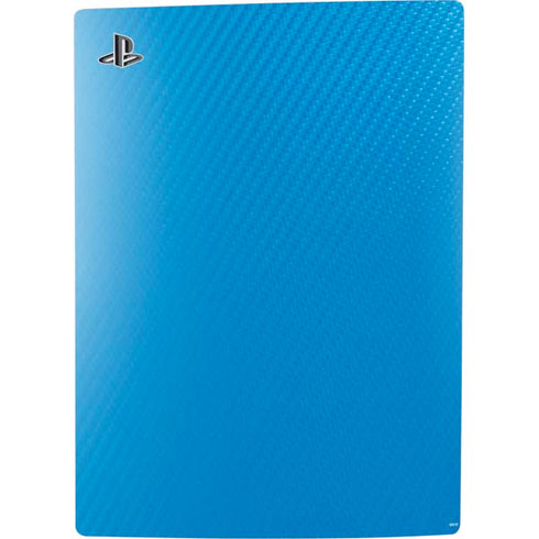 Blue Carbon Fiber Specialty Material PS5 Console Skin