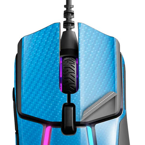 Blue Carbon Fiber Specialty Material SteelSeries Rival 600 Gaming Mouse Skin