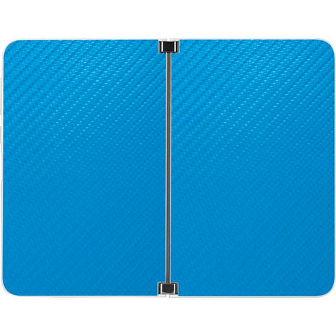 Blue Carbon Fiber Specialty Material Surface Duo Skin