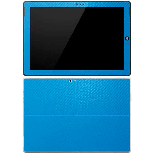 Blue Carbon Fiber Specialty Material Surface Pro 3 Skin