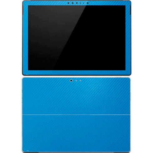 Blue Carbon Fiber Specialty Material Surface Pro 4 Skin