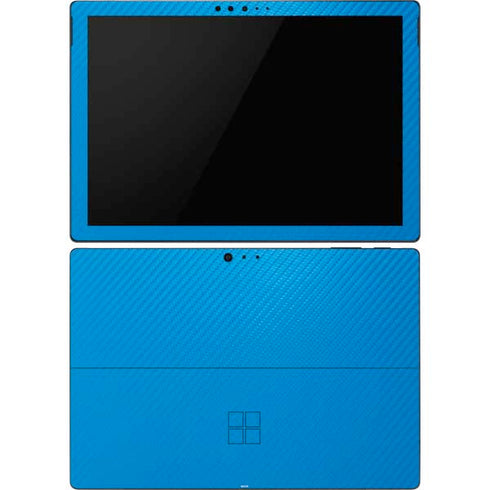 Blue Carbon Fiber Specialty Material Surface Pro 6 Skin