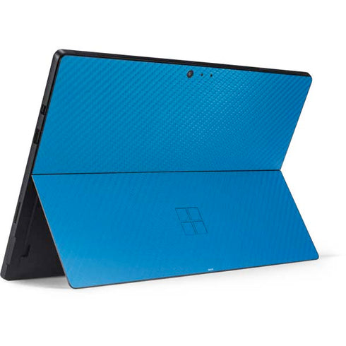 Blue Carbon Fiber Specialty Material Surface Pro 6 Skin