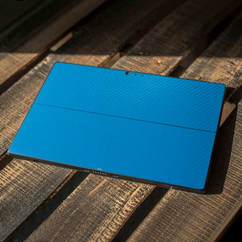 Blue Carbon Fiber Specialty Material Surface Pro 6 Skin