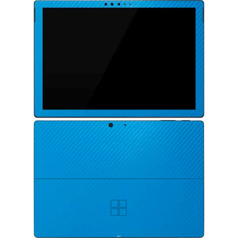 Blue Carbon Fiber Specialty Material Surface Pro 7 Skin