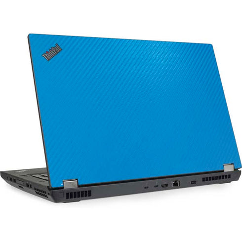 Blue Carbon Fiber Specialty Texture Material Lenovo ThinkPad Skin