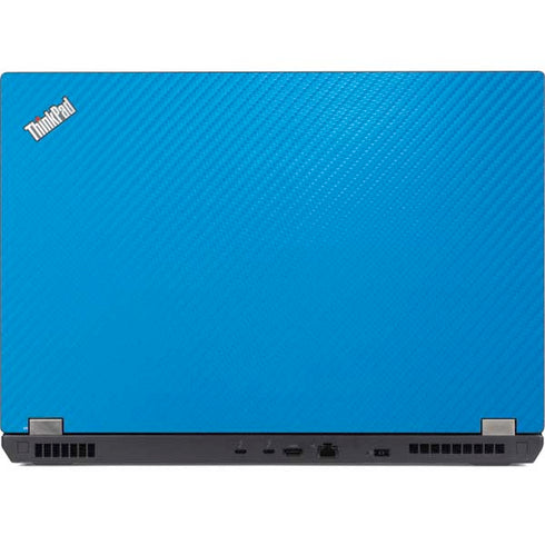 Blue Carbon Fiber Specialty Texture Material Lenovo ThinkPad Skin