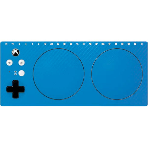 Blue Carbon Fiber Specialty Material Xbox Adaptive Controller Skin