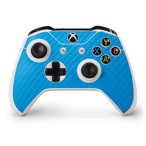 Blue Carbon Fiber Specialty Material Xbox One S Controller Skin