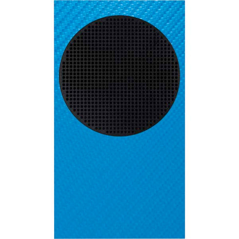 Blue Carbon Fiber Specialty Material Xbox Series S Bundle Skin