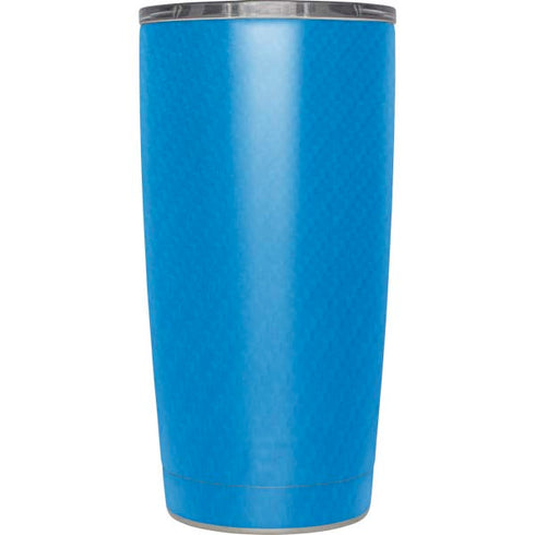 Blue Carbon Fiber Specialty Texture Material Yeti 20oz Tumbler Skin