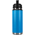 Blue Carbon Fiber Specialty Texture Material YETI Rambler 26oz Bottle Skin