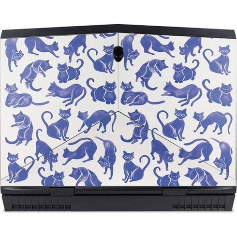 Blue Cats by Cat Coq Dell Alienware Skin