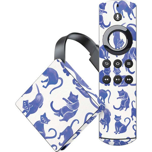Cat Coq Blue Cats Amazon Fire TV Skin