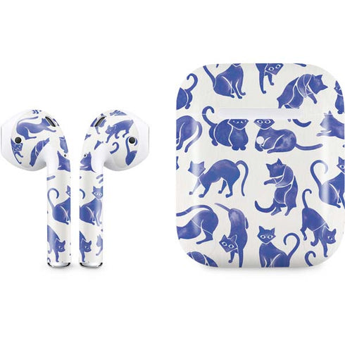 Cat Coq Blue Cats Apple AirPods 2 Skin
