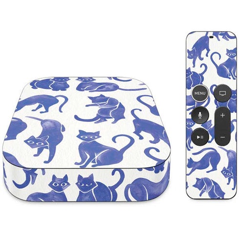 Cat Coq Blue Cats Apple TV Skin