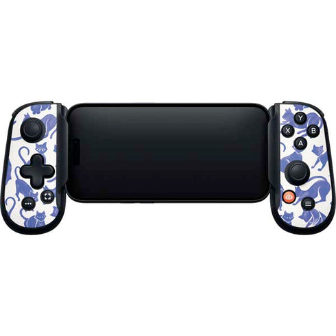Blue Cats by Cat Coq Backbone One for iPhone Game Controller Skin