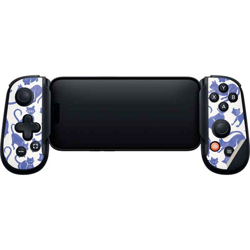 Blue Cats by Cat Coq Backbone One for iPhone Game Controller Skin