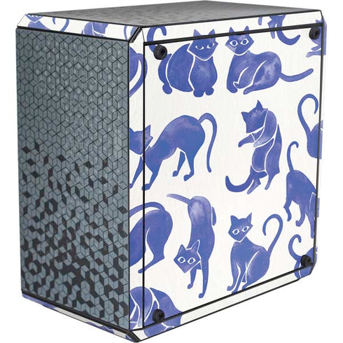 Cat Coq Blue Cats Cooler Master MasterBox Q300L Mini Tower Skin
