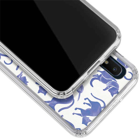 Cat Coq Blue Cats Galaxy A10e Clear Case