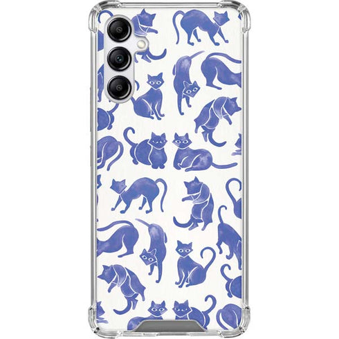 Blue Cats by Cat Coq Galaxy A15 5G Clear Case