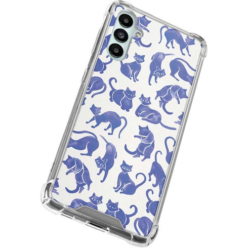 Blue Cats by Cat Coq Galaxy A15 5G Clear Case